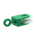 Nylon Pulley One And Three Eighths Inch Diameter For Outdoor Clotheslines And Rope Pullers Smooth Quiet Operation Durable Green Nylon