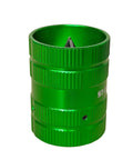 Pro Grade Professional Pipe Reamer And Deburring Tool Dual Sided Chamfer For Quarter Inch To One And Five Eighths Inch Pipes Works On Copper PVC PPR Brass Aluminum And Metal A Must Have Plumbing And HVAC Essential Tool green aluminum body
