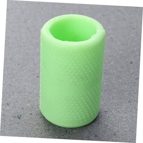 Green Silicone Grip Cover Sleeve For Handle Non Slip Vibration Absorbing Hand Protector Food Grade Material 2.04 x 1.18 x 1.18 Inches