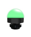 Close-up of a green LED light bulb component from an Industrial Three Stack USB LED Andon Tower Light With Buzzer For Workstations And Production Lines