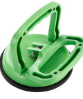 Heavy Duty Vacuum Suction Cup Lifter 4.5 Inch With Dual Locking Handles Gripper, green color, for lifting glass and tiles