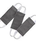 Baby Door Latch Cover Silencer For Nurseries, thick cushion, grey 3-pack, soft three layer fabric with elastic straps