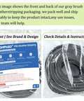 Front and back of thick self adhesive brush weather stripping for windows and doors 0.9 inch brush height by 0.4 inch backing.