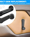Interior door with installed crank handle, 2 Pack Interior Window Crank Handles For Toyota Models 1973 to 2017 Grey Durable