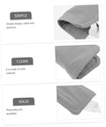 Enjoy a quieter living space with this two-pack door silencer that cushions slammed doors, simple solid material close-up