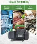 Heavy Duty Four Point Five CFM HVAC Vacuum Pump With One Third Horsepower Motor Single Stage for Medical, Packaging, HAVC Use