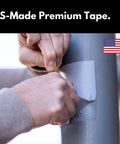 Applying Sealant Tape With MicroSealant for Instant Roof Repairs and Leaksproof Weatherproof Roofing Tape on a pipe, 2 Inch by 25 Foot