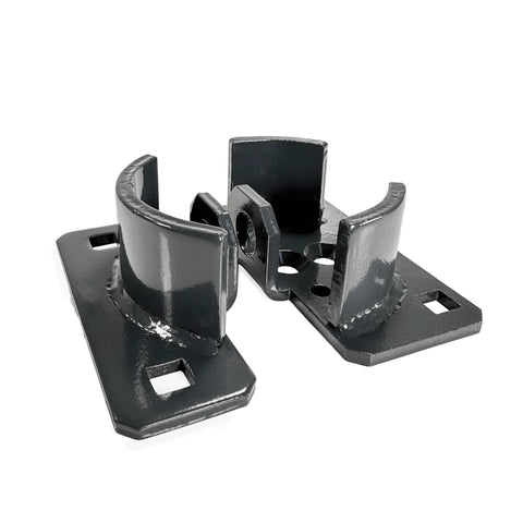 Short Puck Hasp Mount For Vans And Sheds With Extra Security Features No Backplates Grey PC Puck Mountable For Hockey Puck Style Padlocks