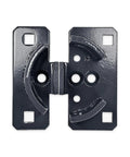 Short Puck Hasp Mount For Vans And Sheds With Extra Security Features No Backplates Grey PC Puck Mountable For Hockey Puck Style Padlocks