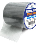 Grey Window Screen Repair Tape 3 Inches By 20 Feet Heavy Duty Patch Kit for window screens and screen doors with strong adhesive