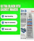 Packaging of High Temp Silicone Gasket Maker for engine oil pan, valve cover, and transmission housing.