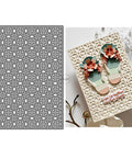 Grid Background Board Die Set For Card Making And Scrapbooking Metal Cutting Dies For Embossing And Die Cuts Stencils