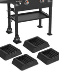Griddle Leveling Shims Kit For Blackstone Griddle Stand Accessories, 4 Silicone Levelers By Onslowe shown with Blackstone griddle