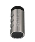 Grip Slim Can Cooler For 12 Oz Slim Energy And Seltzer Cans Vacuum Insulated Stainless Steel with brushed finish, top view