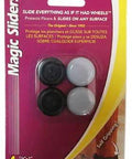 Grip Tip Magic Sliders For Effortless Furniture Moving Protect Floors From Scratches And Dents Package, 4 Non Slip Pads