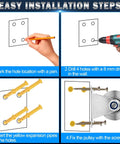 Installation guide for Groove Pulley Wheel for Rope Wall Mounted 2 Pack Stainless Steel Super Silent Cable Pullys Wheels System V Type Blocks