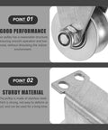 Groove Wheel Pulley 2.75X2.36X1.77 Inches Heavy Duty Sliding Door Pulley With U Shaped Groove close-up showing good performance and sturdy material