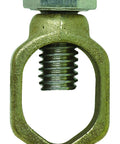 Front view of Ground Rod Clamp For Copper Ground Wire Connection To Water Pipe Direct Burial Five Pack Fits Ten SOL To Two STR Wire