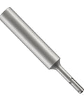 Beefy Ground Rod Driver for half inch and three quarter inch rods with one piece hardened steel body and 10mm shank for SDS Plus drills.