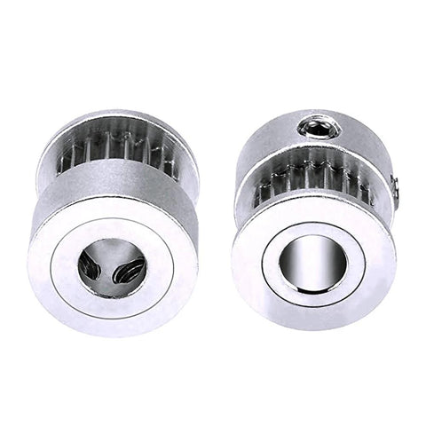 GT2 20-Tooth Aluminum Timing Pulley With 5mm Bore For 6mm Belt Width, Synchronous Wheel For RepRap And Prusa I3 3D Printers