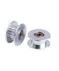 GT2 Idler Pulley 20 Teeth Bore 5mm Width 6mm for 3D Printer Aluminum with Oxidation Finished Surface