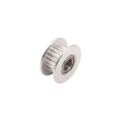 GT2 Idler Pulley 20 Tooth 5mm Bore For 6mm Width Timing Belt Aluminum With Oxidation Treated Finish Side View