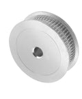 Close-up of 2 Pack GT2 Timing Pulleys Aluminum Alloy Synchronous Wheel for 6mm Width Timing Belt, 60 Teeth, Bore 8mm
