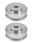 2 Pack GT2 Timing Pulleys Aluminum Alloy Synchronous Wheel For 6mm Width Timing Belt, 60 Teeth, Bore 8mm, 3D Printer Use