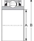 GW212PP DISC HARROW BEARING 1-3/4" Bore for agriculture machine technical diagram with dimensions labeled.