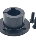 H Style 24mm Split Taper Bushing For Pulleys And Sheaves, Carbon Steel Locking Bushing With 24 Mm Bore, black oxidized finish