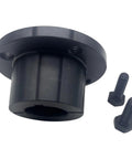 H Style Split Taper Bushing for Pulleys and Sheaves, 1 Inch Bore, STB Carbon Steel, includes two 1/4-20UNC screws