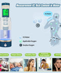 Discover the Ultimate 4-in-1 Digital PH ORP H2 Temperature Meter with ATC, displaying H2 rich content benefits for health and wellness.