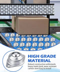 30 Pcs 1/2 Inch Roller Ball Transfer Bearings Carbon Steel Ball Casters on Conveyor with Box