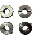 One Half Inch Bore Double Split Shaft Collar Clamp With Set Screw In 304 Stainless Steel Pack Of Four for CNC and DIY projects