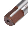 Pro Grade Hand Reamer For Metal One Half Inch High Speed Steel H7 With Six Straight Flutes Milling Cutter Reaming Drill Bit For Metal