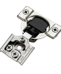 10 Pack 5 Pairs One Half Inch Overlay Soft Close Hinges For Kitchen Cabinets Satin Nickel Concealed Stainless Steel Hidden Hinges