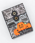 Halloween themed ATC Cards Pocket Folder Metal Cutting Dies Stencil Set for DIY Scrapbooking