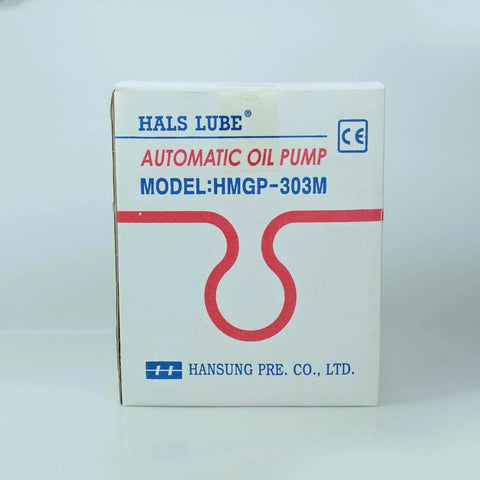 Box of HALS Lube HMGP 303M Lubrication Oil Pump With External Control Fixed Quantity Oil Supply For AC 220V 2 Liter Tank