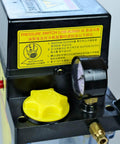 HALS Lube HMGP 303M Lubrication Oil Pump With External Control Fixed Quantity Oil Supply For AC 220V 2 Liter Tank pressure gauge