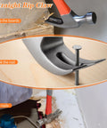 Eight Ounce Straight Rip Claw Hammer With Fiberglass Handle Smooth Face Non Slip Grip General Purpose Hammer in use