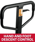 Handle of Heavy Duty Pallet Jack With 8000 Lb Capacity, 27 X 48 Inch Forks, Model JTX-2748B, Features Overload Protection