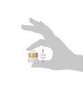 Person holding TL 20 Time Delay Plug Fuse 20 Amp Edison Base 125V UL Listed Fusetron showing size and dimensions, DIY friendly.