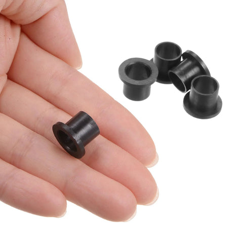 Hand holding Flanged Nylon Sleeve Bearings Set Of 10 Self Lubricating Bushings With 8.5mm Bore 10mm Outer Diameter And 10mm Length