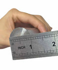 Measurement demonstration of 10 Inch Weld On Trailer Ramp Hinge Heavy Duty Greaseable Ramp Door Hinges 2 Pack