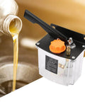 Hand Lubrication Pump 650cc Left Hand Operated Manual Grease Lubricator Pump For CNC Machine Tools and heavy-duty equipment
