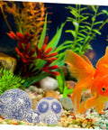 4pcs Floating Ceramic Balls Decorative Porcelain Orbs for Fish Tank Home Ornament and Pool Decor Hand-Painted Pattern with Goldfish