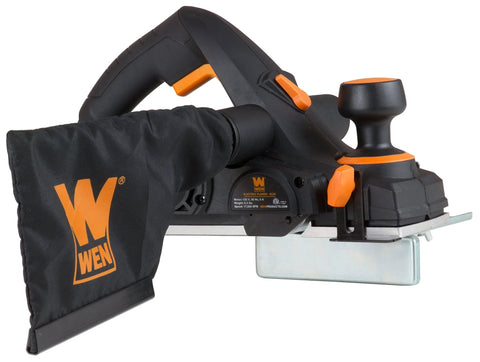 Efficient 3-1/4 inch hand planer with a 6 Amp motor delivers fast, precise planing for doors, trim, and cabinetry, producing smooth surfaces