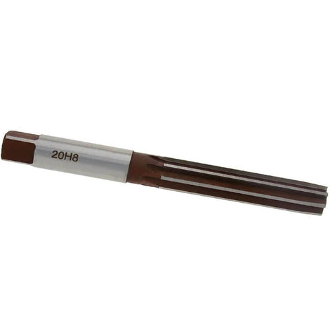 Beefy Pro Grade Hand Reamer For Metal And Wood 20mm Cutting Diameter 9CrSi Alloy Tool Steel H8 Precision Straight Flutes Uncoated