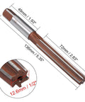 Pro Grade Hand Reamer For Metal One Half Inch High Speed Steel H7 With Six Straight Flutes Milling Cutter Reaming Drill Bit