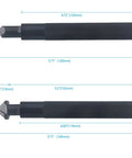 Premium Countersink Deburring Hand Reamer Set With HRC64 Hardened HSS Steel Heads, two-piece reamers, ergonomic steel handle